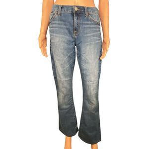 Lucky Brand Bootcut Jeans Ombre Pattern Mid Rise Sofia Womens Size 8-29 Regular